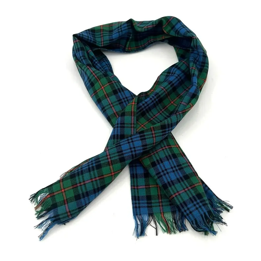 Lochcarron  tartan plaid men’s made in Scotland from new wool scarf